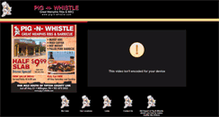 Desktop Screenshot of pig-n-whistle.com